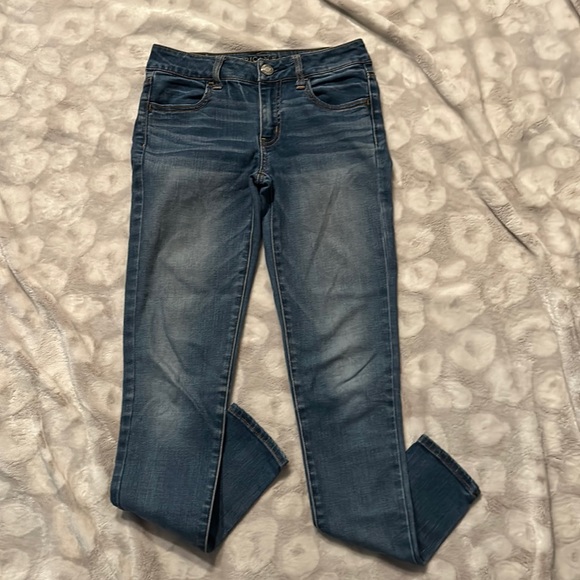 American Eagle Super Stretch Jegging Jeans Size 0 - Picture 1 of 12